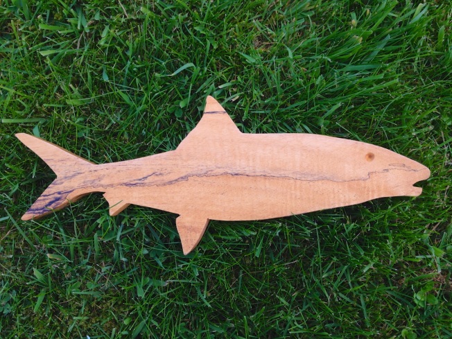 Bonefish (wooden) carved by Stephen Knowles, Abaco