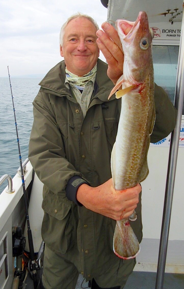 Ling caught off the Dorset coast (Keith Salvesen)